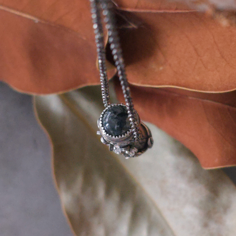 Sterling Silver Forest Relic Necklace