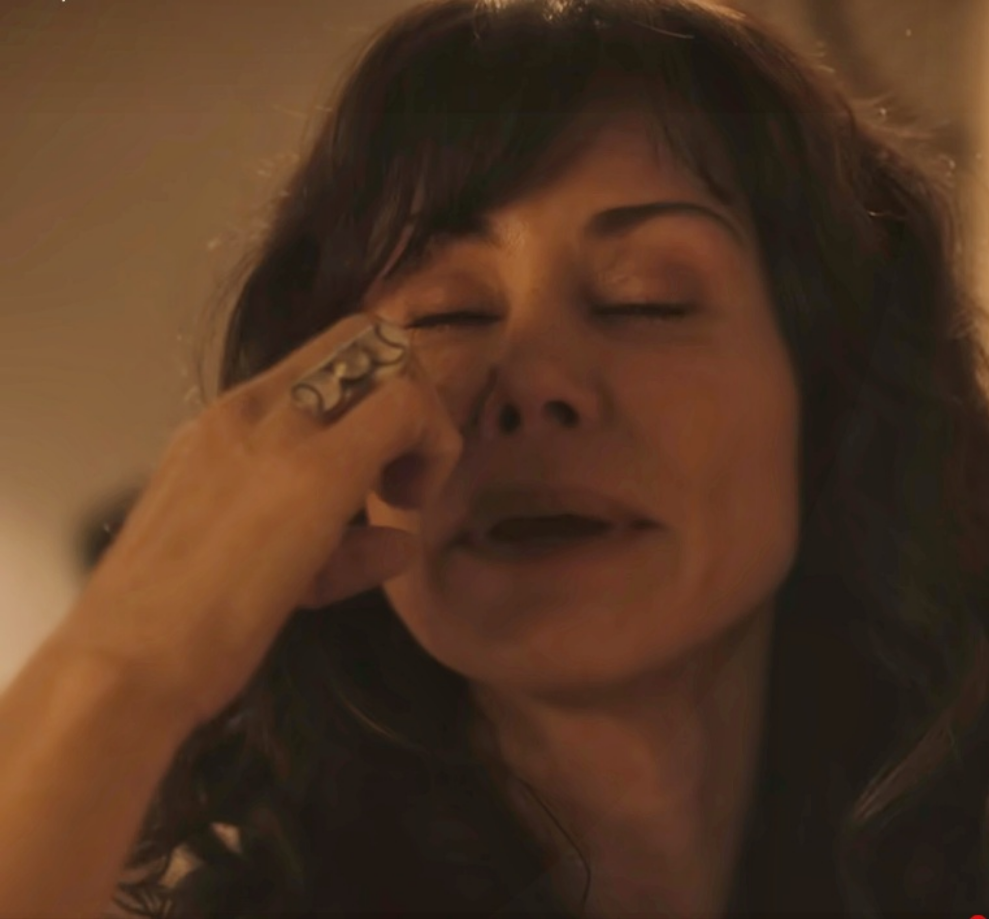 Triple Moon Goddess Ring with Moonstone