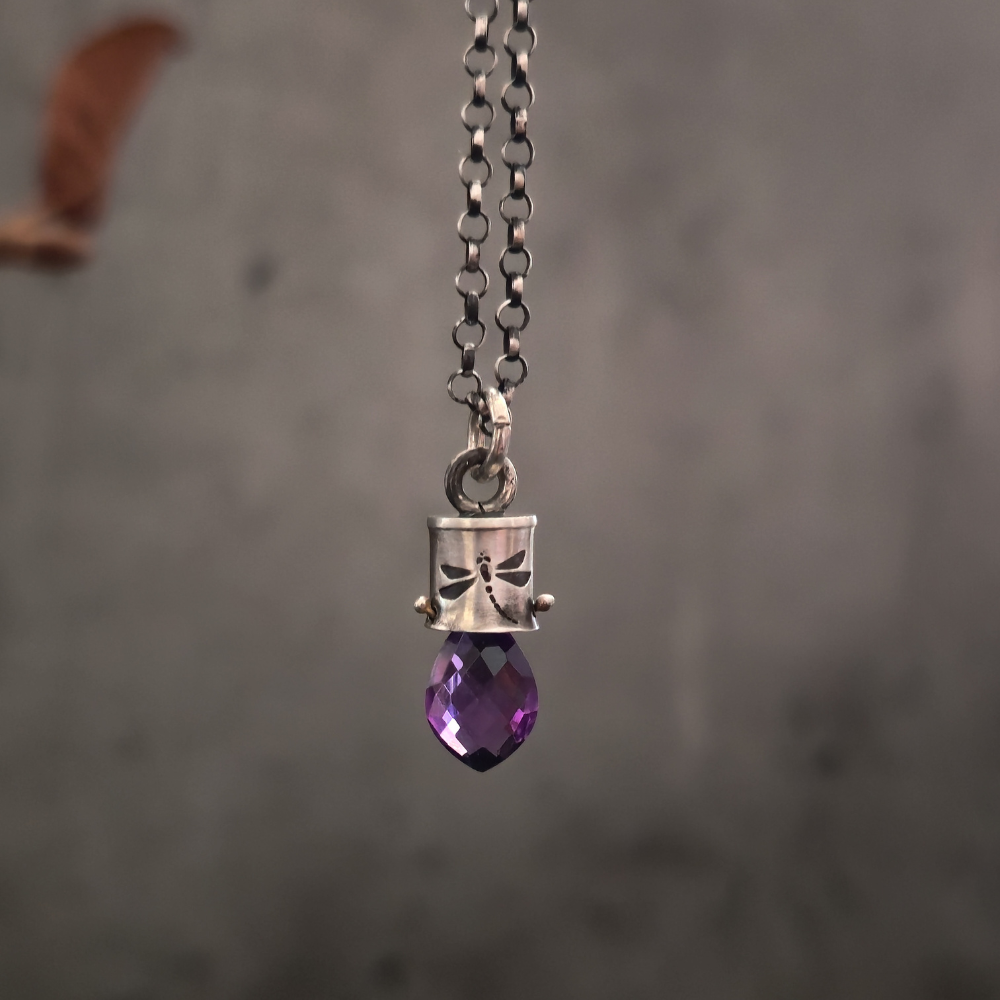 Sterling Silver Amethyst Lucidity Charm