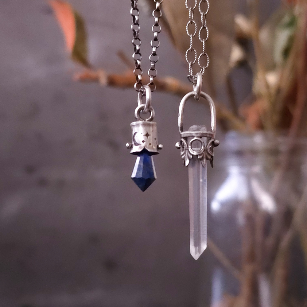 Sterling Silver Clear Quartz Lucidity Charm