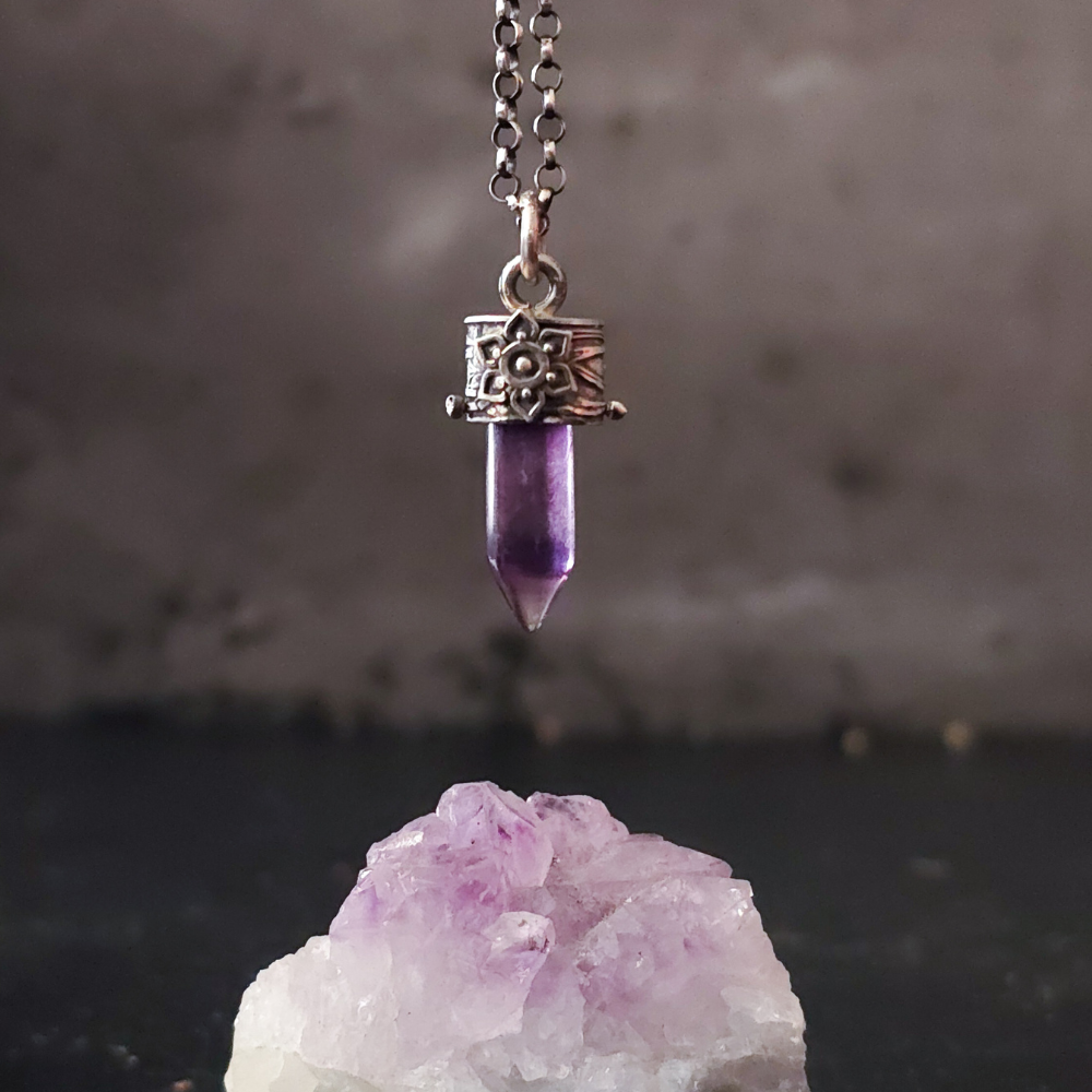 Sterling Silver Flourite Lucidity Charm
