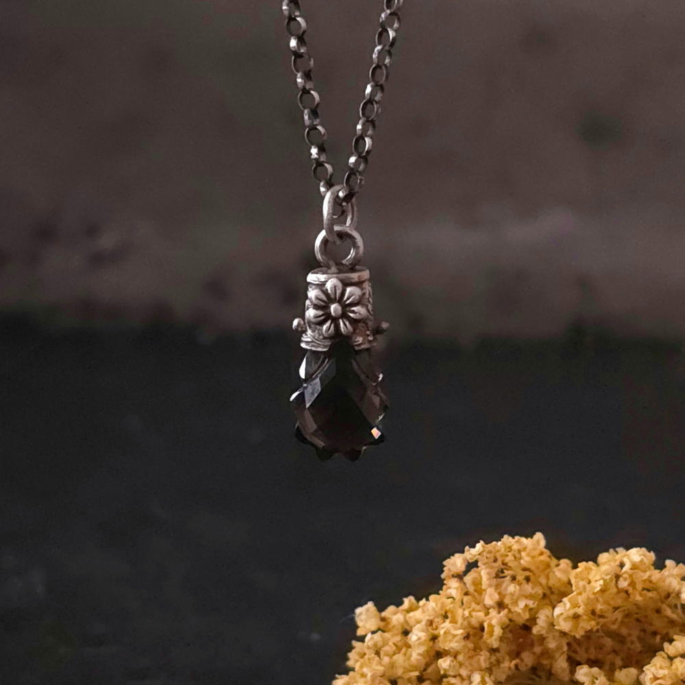 Sterling Silver Smoky Quartz Lucidity Charm