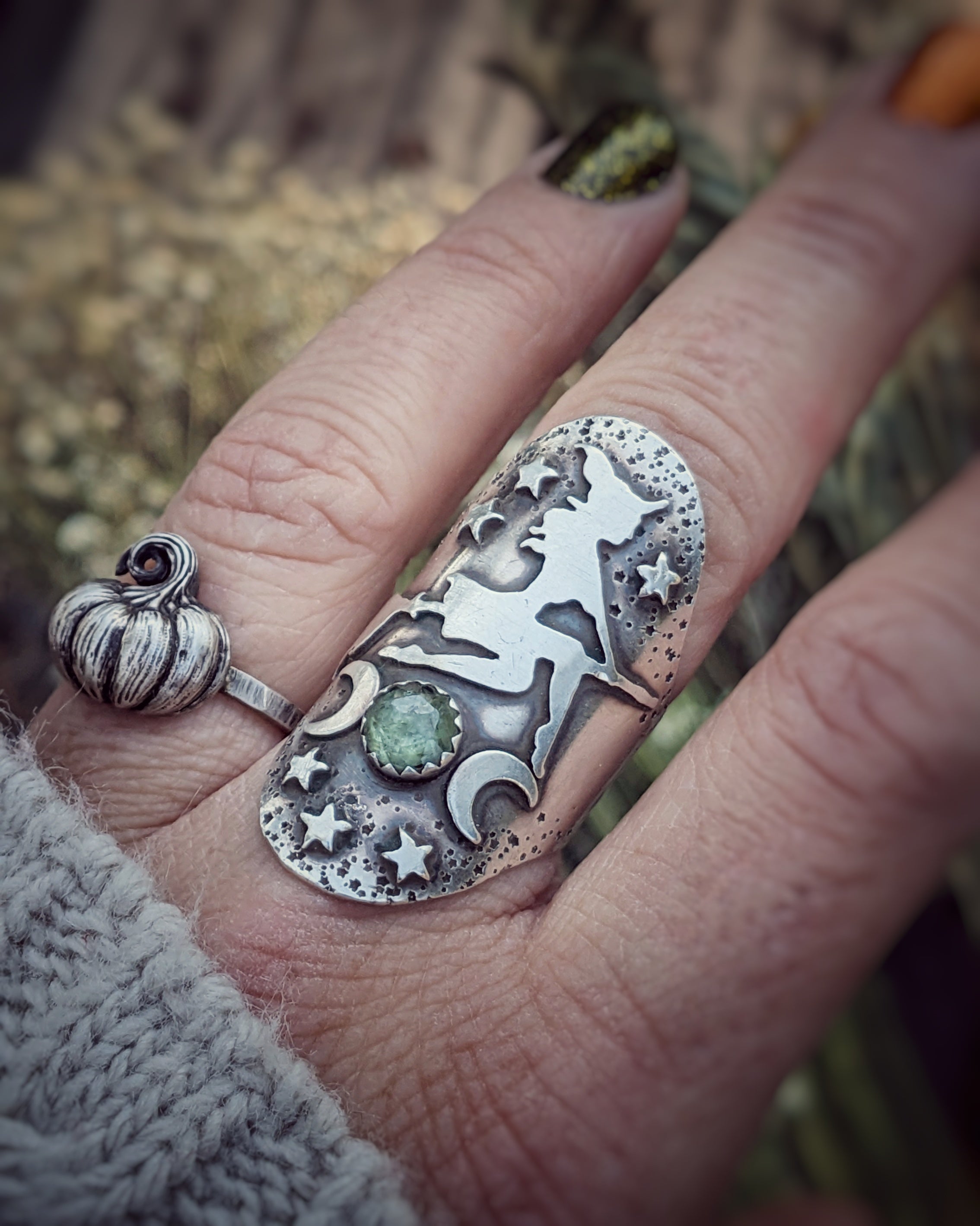 Sterling Silver Pumpkin Ring