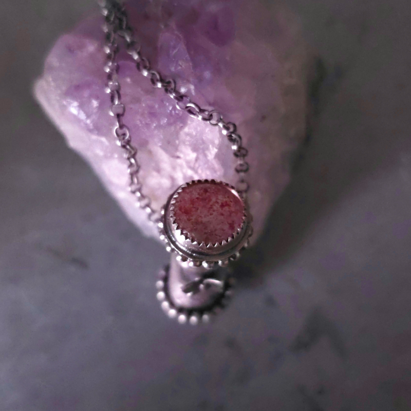 Sterling Silver Wildflower Relic Necklace