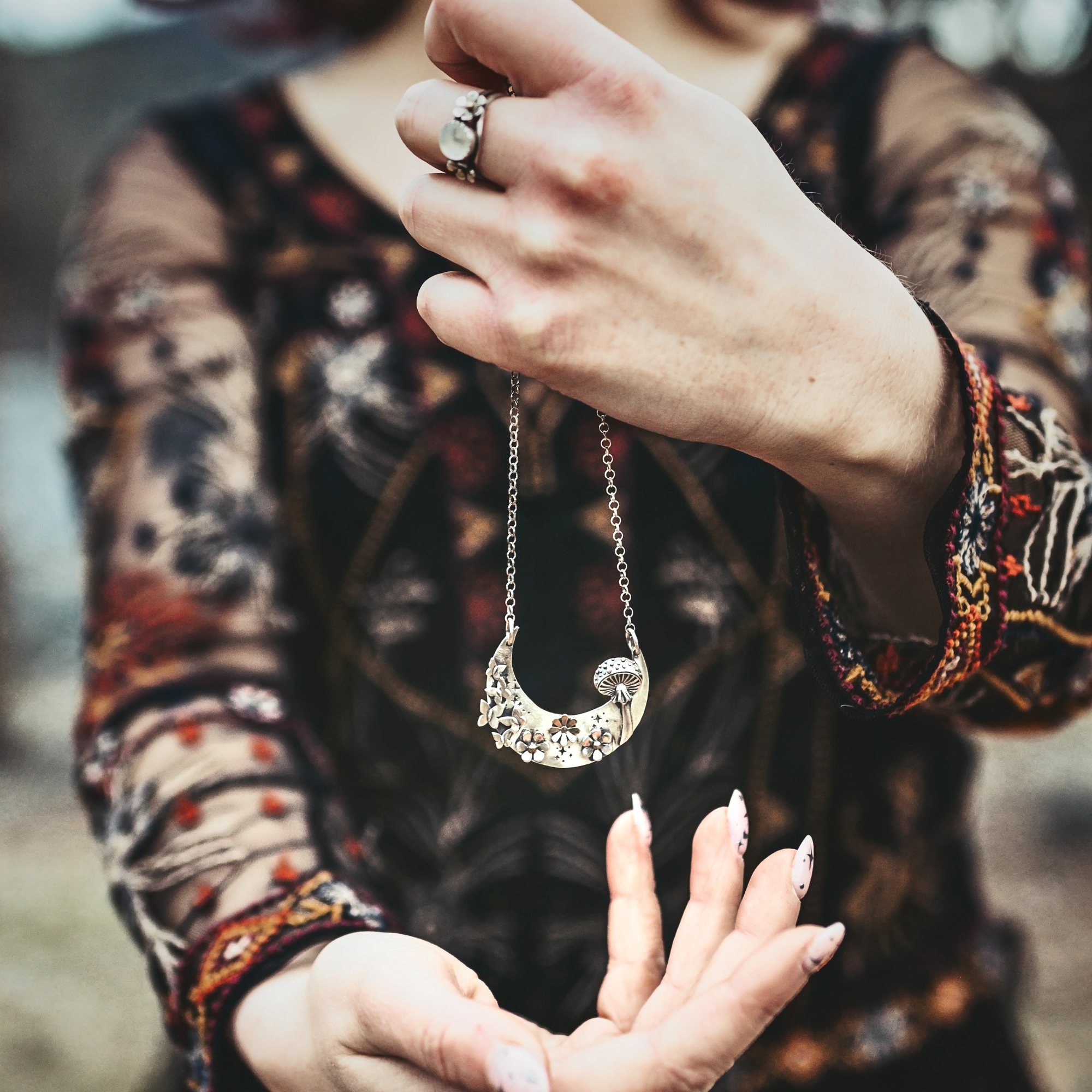 Woodland Moon Necklace