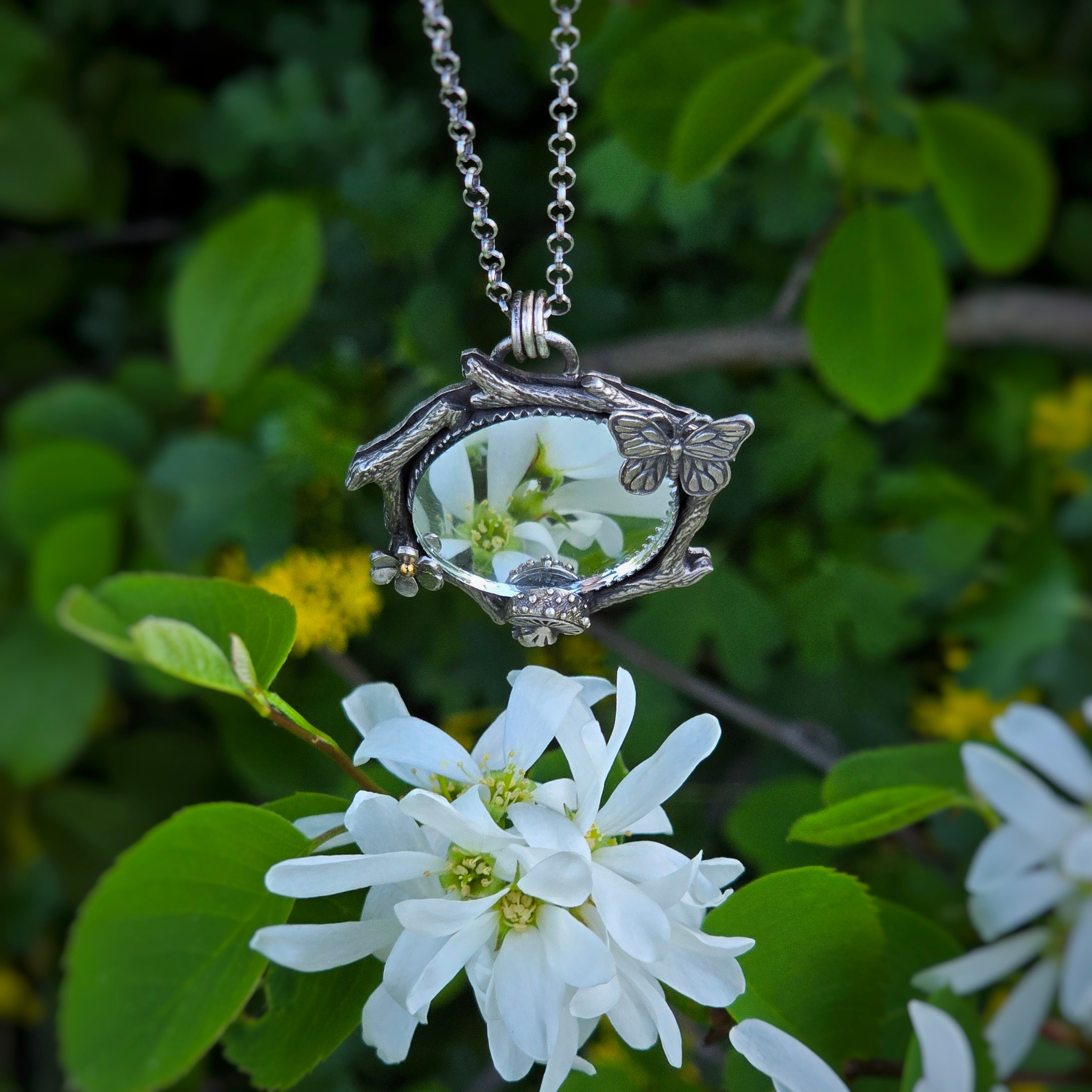 Woodland Mirror Necklace