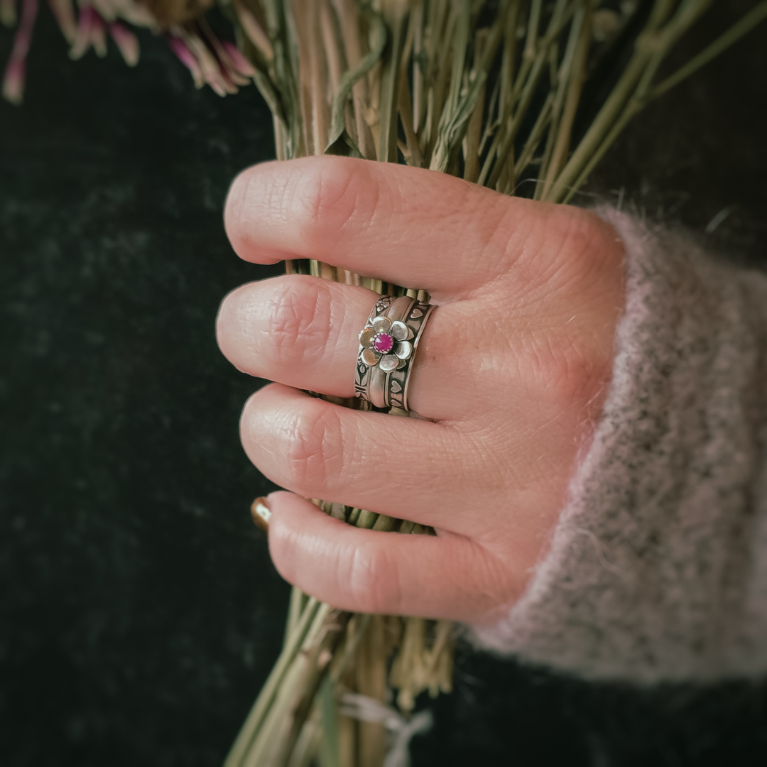 Hearts Stacking Ring