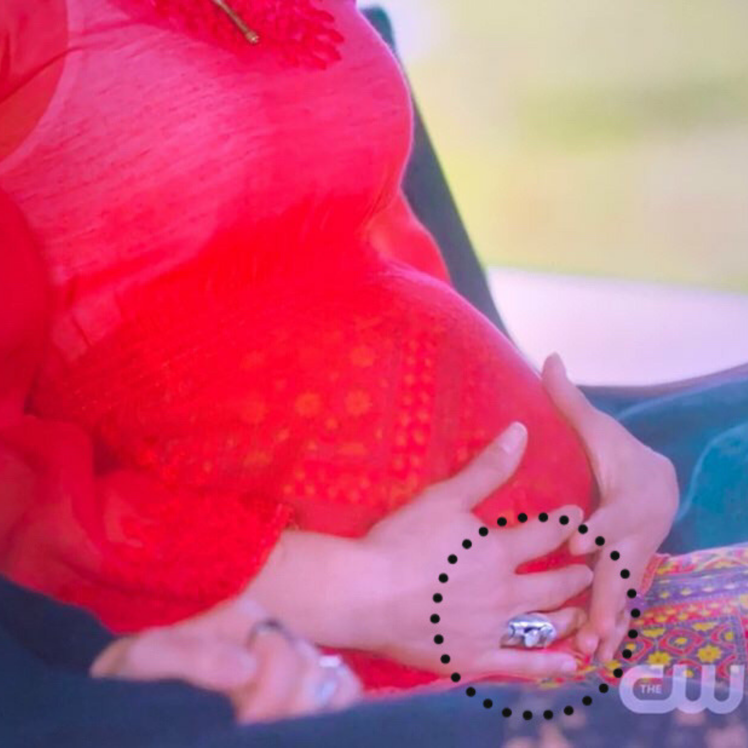 Triple Moon Goddess Ring with Moonstone