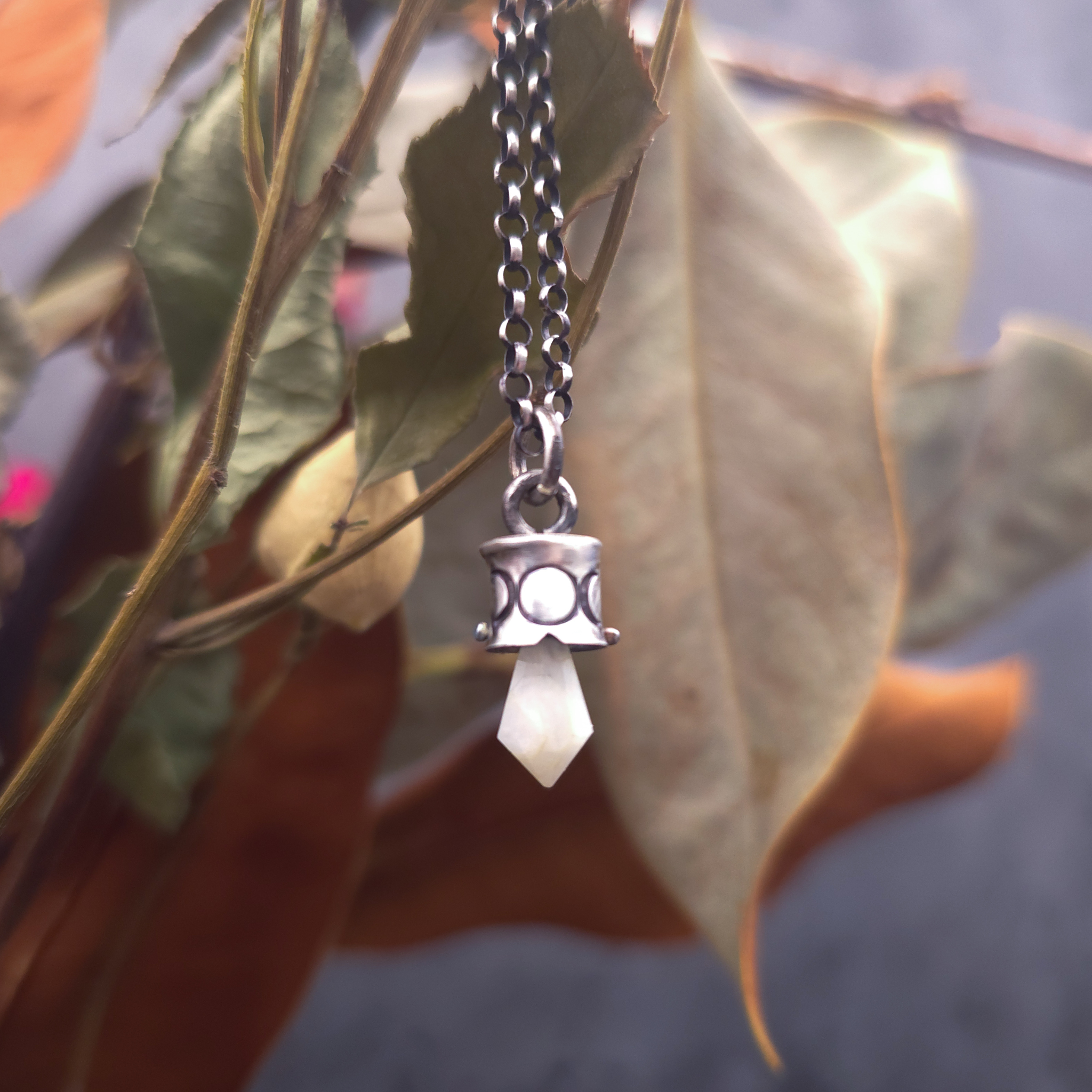 Sterling Silver Moonstone Lucidity Charm
