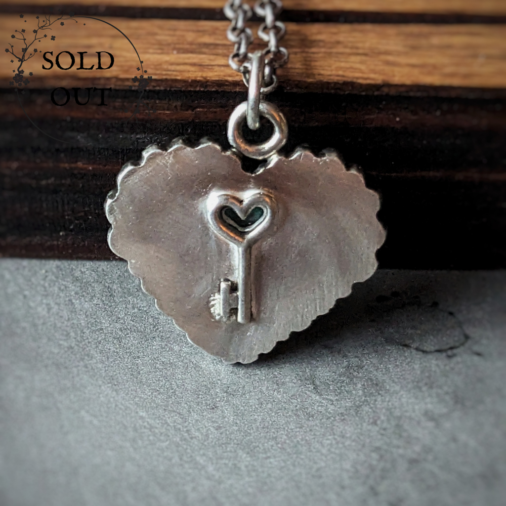 Chrysocolla Mini Heart Pendant Necklaces