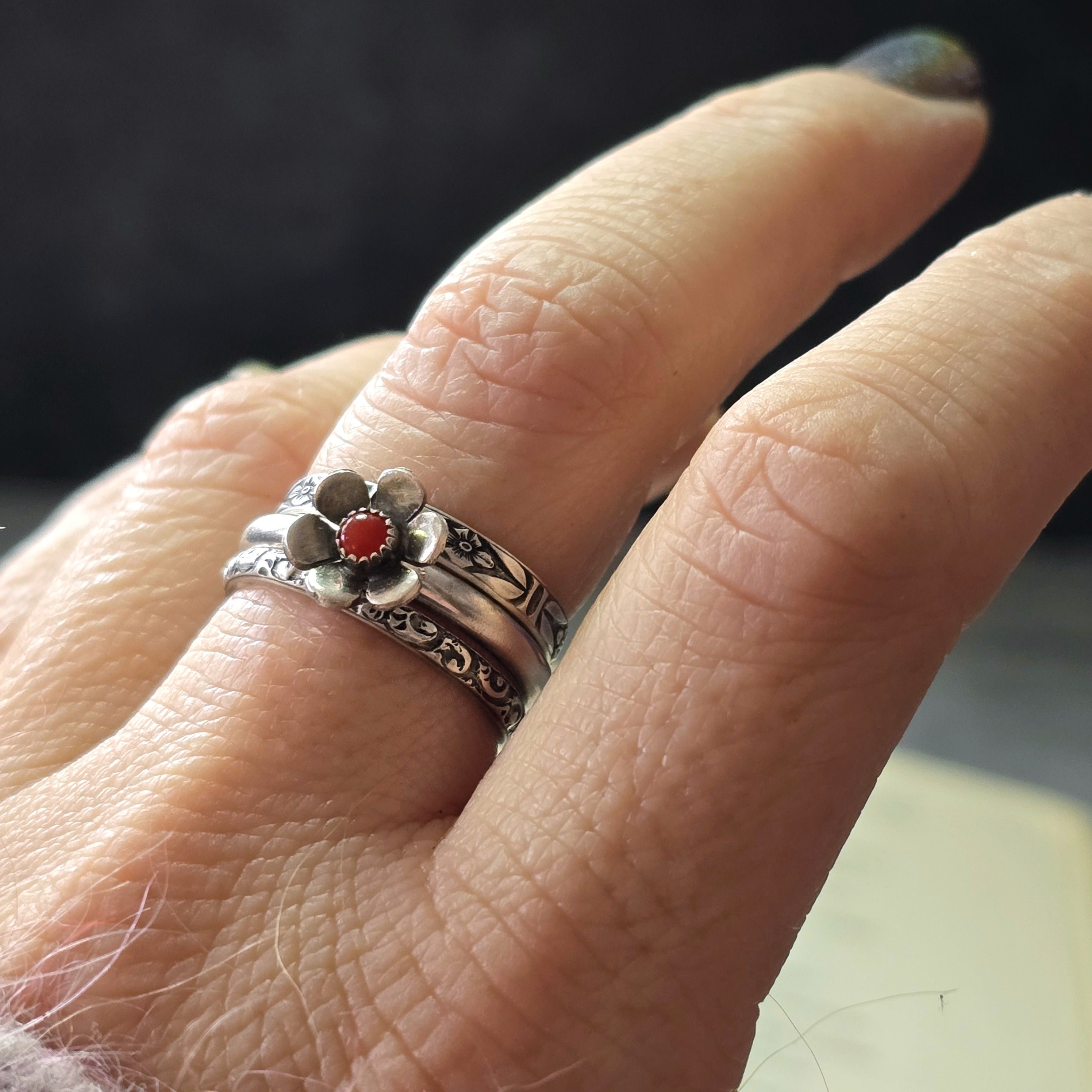 Twirly Design Stacking Ring