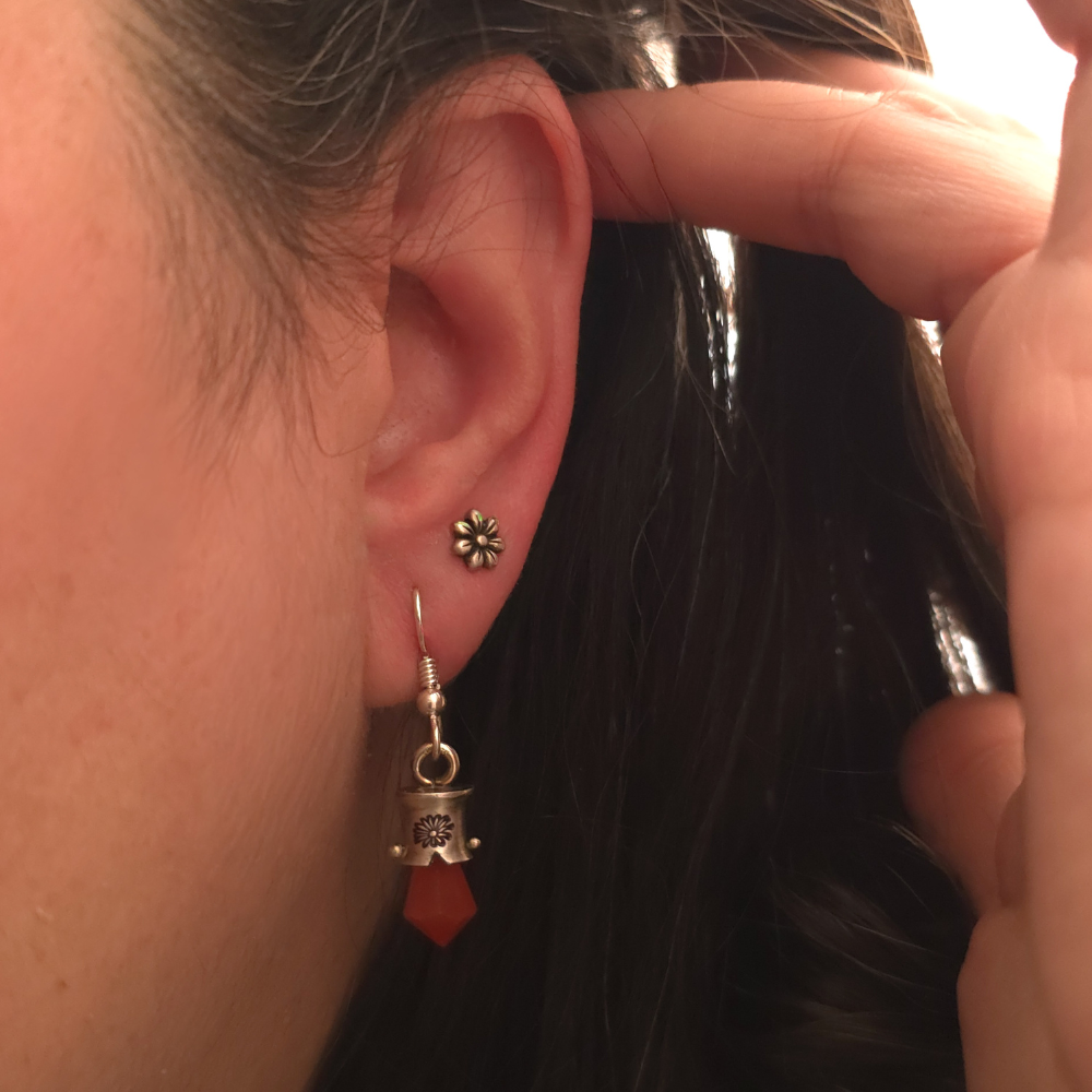 Sterling Silver Carnelian Lucidity Charm