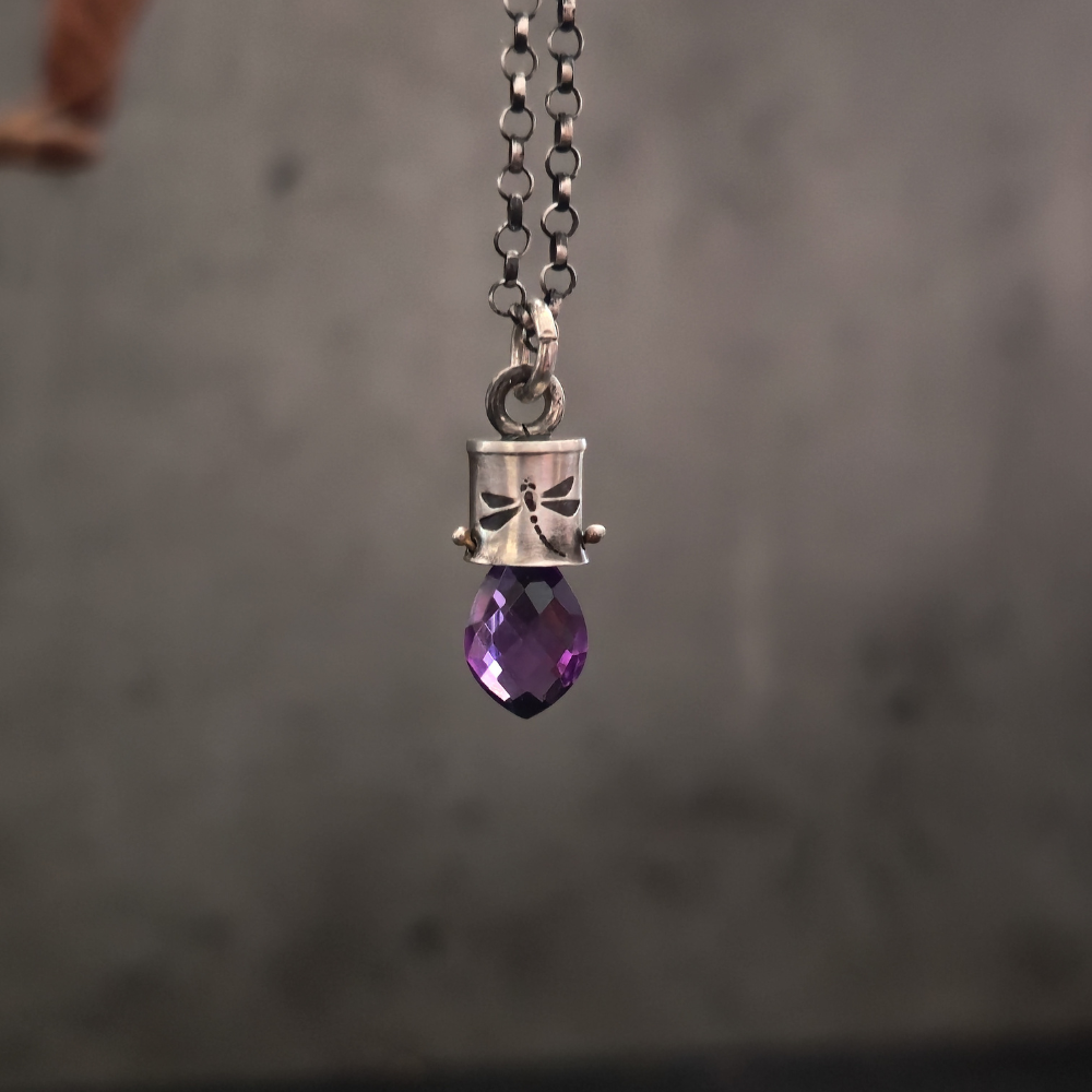 Sterling Silver Amethyst Lucidity Charm
