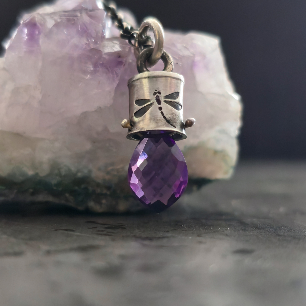 Sterling Silver Amethyst Lucidity Charm