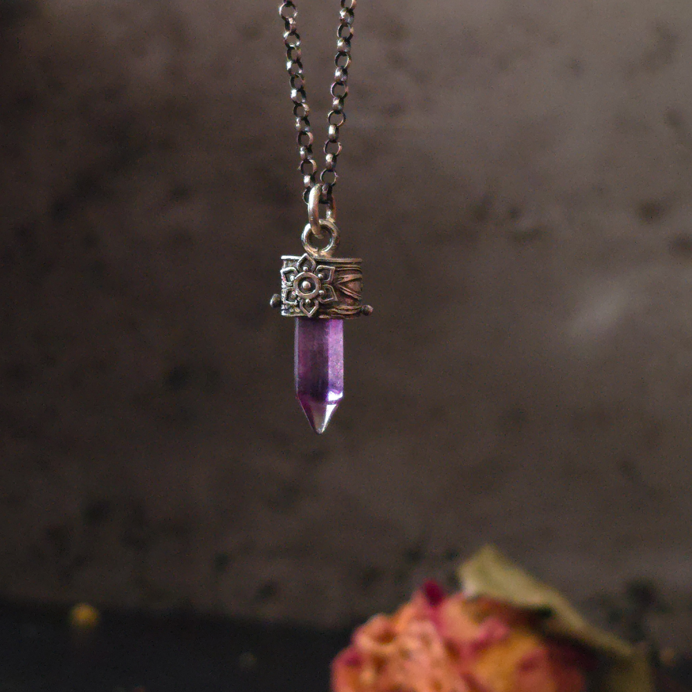 Sterling Silver Fluorite Lucidity Charm