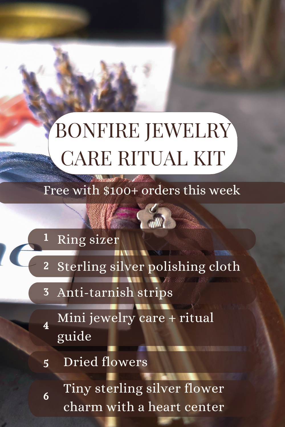 Bonfire Jewelry Care Ritual Kit