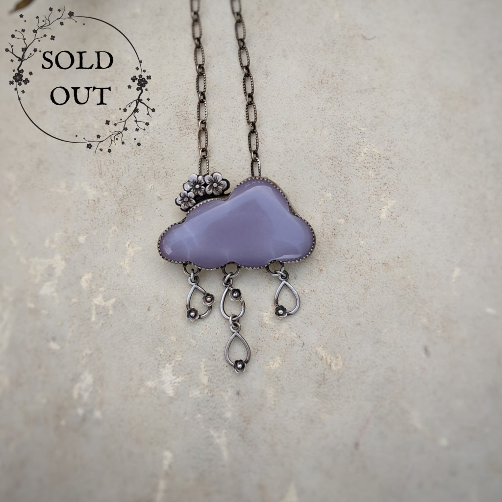 Raining Flowers Cloud Necklace
