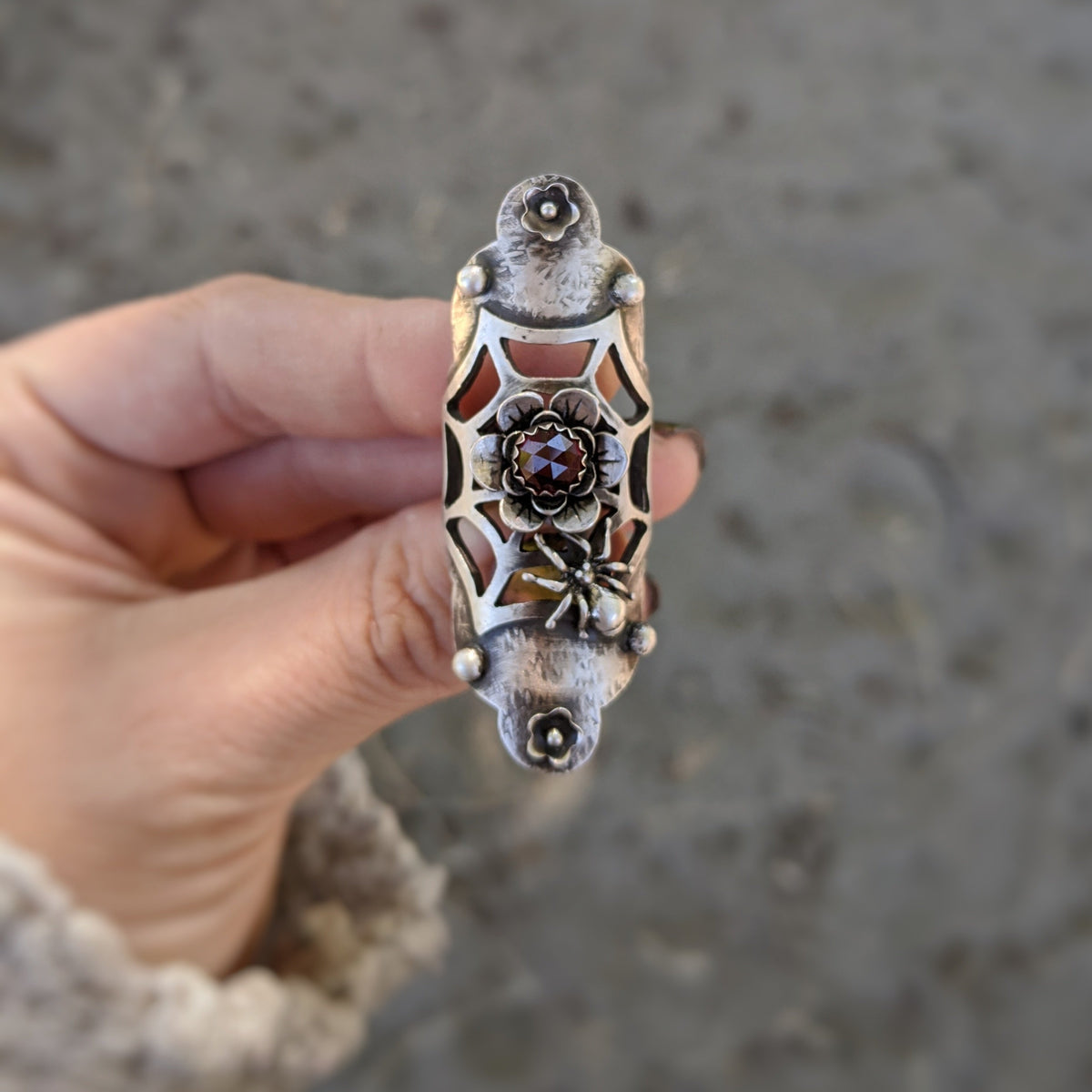 Spider Web Statement Ring