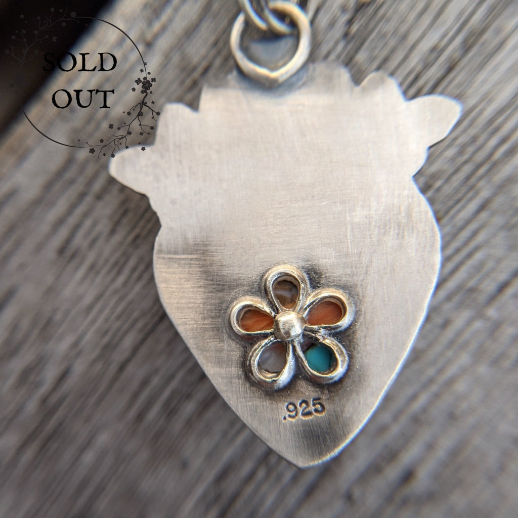 Spiny Oyster Turquoise Heart Necklace