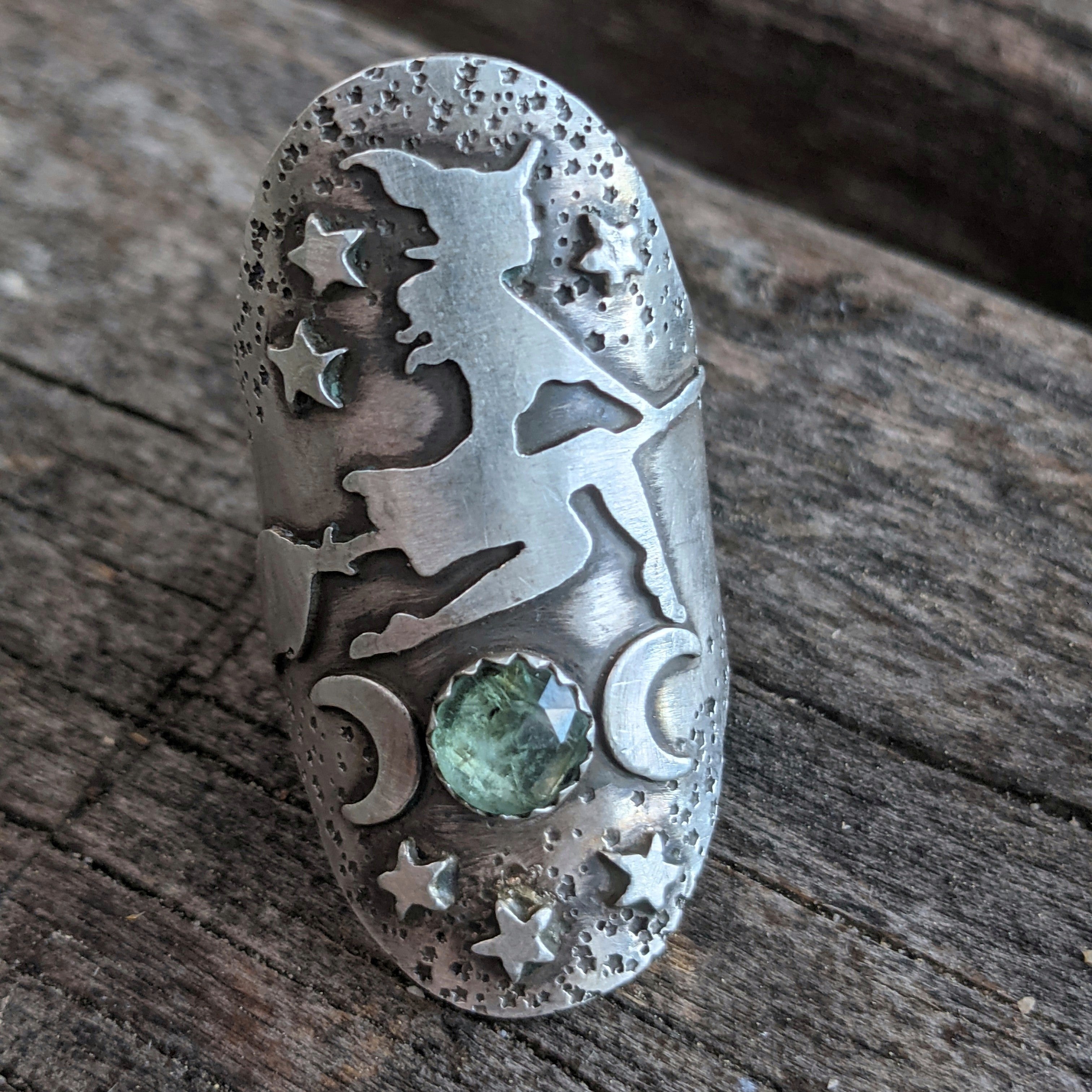 Flying Witch Statement Ring