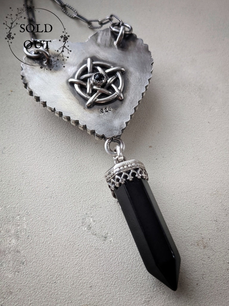 Black Heart Necklace